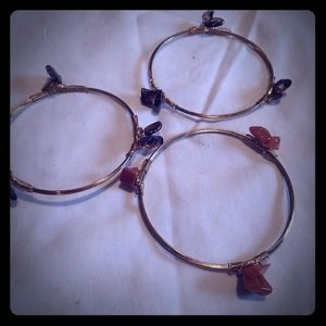 Set of 3 bangle bracelets